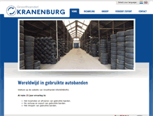 Tablet Screenshot of kranenburgvof.nl